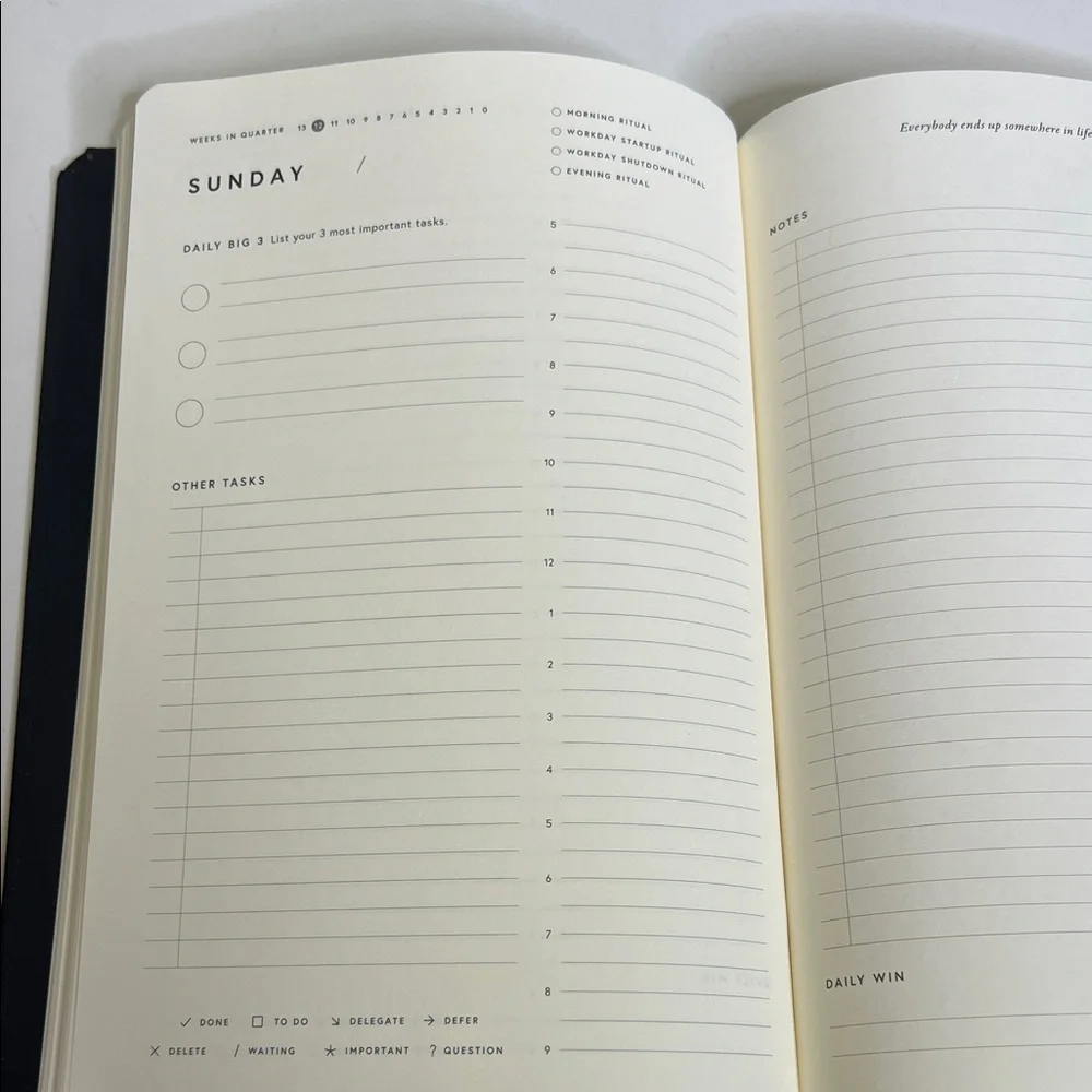 Black Planner by